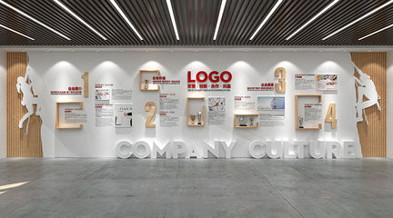 企业展厅装修效果图-办公室展厅设计图片-公司展厅装修设计改造