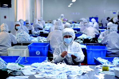超2000万只口罩支援抗疫最前线