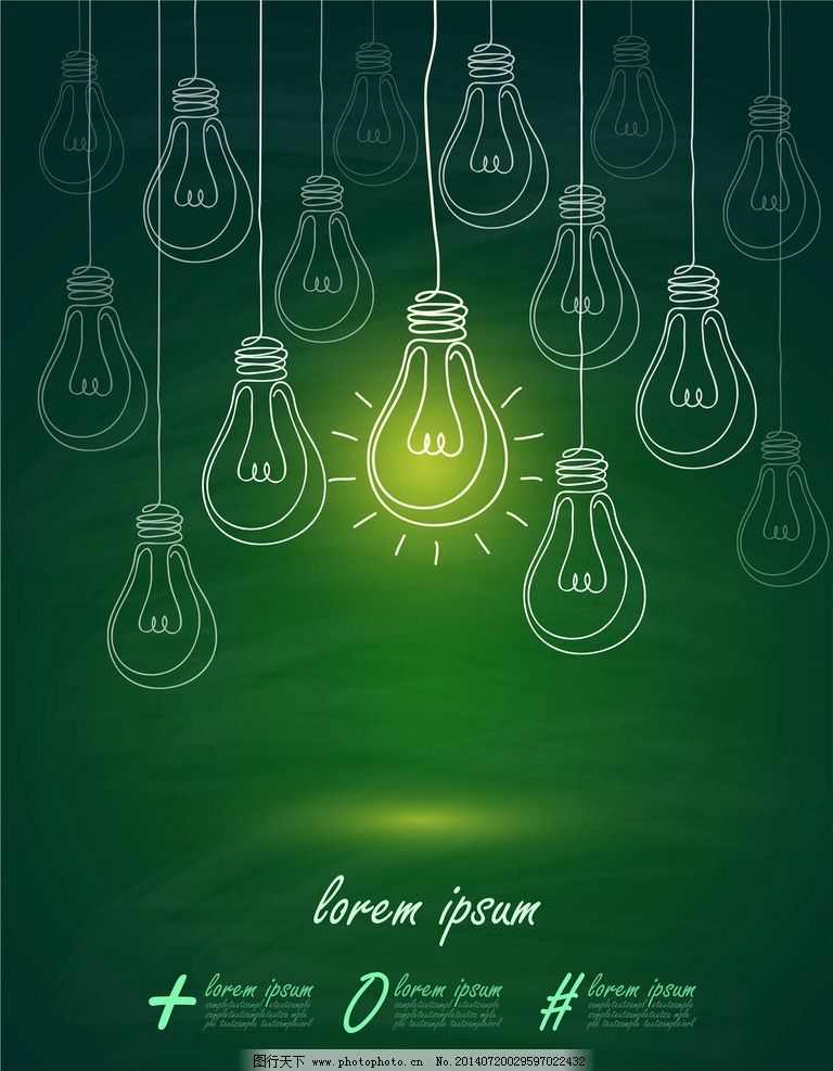 融合创意与商务 灯泡意象在金融财经与商业设计中的创新应用